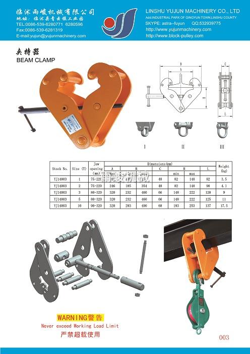 our new products--beam clamp