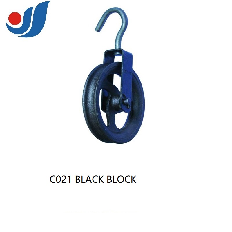 C021 黑滑轮冷拔钩