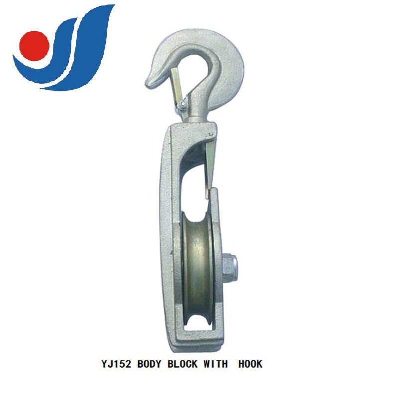 YJ152 SS BODY BLOCK WITH HOOK